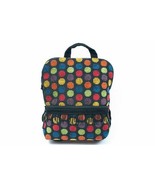 IN THE BAG BY JBDESIGNS SMALL BACKPACK BAG POLKA DOTS BEADS FRINGE NEW J... - $11.87