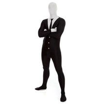 Slender Man Costume Adult Halloween 2ND Skin Body Suit Morphsuit Various Sizes! - £3.50 GBP