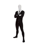Slender Man Costume Adult Halloween  2ND SKIN BODY SUIT MORPHSUIT VARIOU... - £3.51 GBP