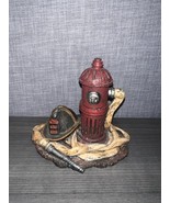 Fireman Helmet and Hydrant Figurine Excellent Condition 4”x 5” LAFD FDNY... - $461.86 MXN