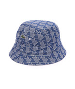 Lacoste Monogram Reversible Bucket Hat Unisex Casual Cap Sports NWT RK75... - £61.52 GBP