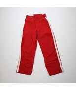 Vintage 50s Boys 32 Distressed Striped Button Fly Baseball Uniform Pants... - $82.75 CAD