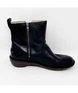 Ugg Womens Black Leather ;Neenah&#39; Side Zip Bootie Sherpa Lining, Size 9 - $734.88 MXN
