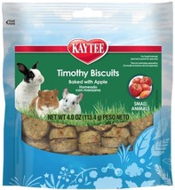 Kaytee Timothy Biscuit Treat Baked with Apple For Dental Health Support - 4 oz - £6.78 GBP