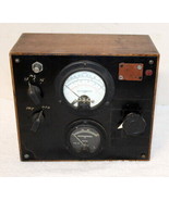 Antique Triplett I-166 Weston 506 Wood Microamperes Volt Ohms Meter Box ... - $99.99