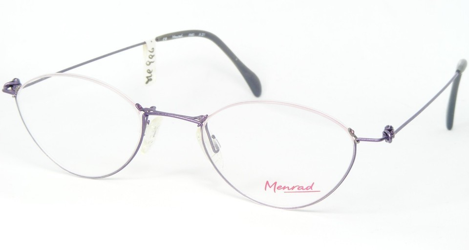Vintage MENRAD Mod. 1390 514 Lavendel Brille Metall Rahmen 47-19-140mm - $65.68