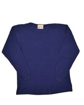 Vintage Cabelas Base Layer Shirt Mens L Blue Double Layer Meraklon Thermal - £19.74 GBP