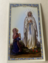 Our Lady of Lourdes Prayer Card, New - $1.49