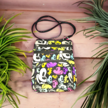Disney Parks Mickey Mouse Faces Pop Art Print Crossbody Bag Purse - $13.55