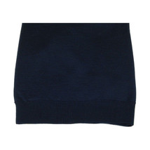 Mens PRINCELY Soft Merinos Wool Sweater Knits Lightweight Polo 1011-40 Navy Blue image 3