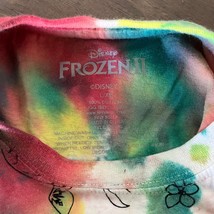 FROZEN  2 Tye Dye T Shirt Girls Size L/XL Disney Colorful Paint Splotch Tee - £7.33 GBP