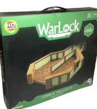 Warlock Tiles Town Village III Angles Expansion Walls Plaster Clips HD Minis NEW - £66.67 GBP