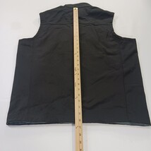 Landway Soft Shell Vest Men's Size Medium Black ACACIA Logo 3-Layer Bonded image 8