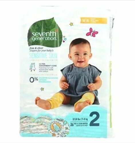 Seventh Generation Diapers Stage 2 12-18 36 Count (Case of 4) - $60.78