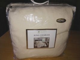 Historic Charleston King Charles King Embossed BEDSPREAD-NIP-114x120&quot;- - $186.07