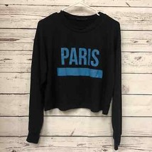 Raggs II Riches PARIS crop lightweight sweatshirt size Medium - $14.11