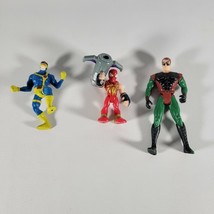 Super Hero Action Figure Lot Includes Robin Cyclops Spiderman - £7.14 GBP