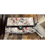 Disney Parks Mickey Minnie Mouse News Clippings Pattern Wallet New - €38,51 EUR