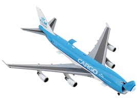 Boeing 747-400F Commercial Aircraft &quot;KLM Royal Dutch Airlines Cargo&quot; Blue and W - £67.76 GBP