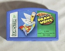 Leap Frog Leapster Mr Pencil&#39;s Learn to Draw and Write Game Cartridge 2003 - £3.88 GBP