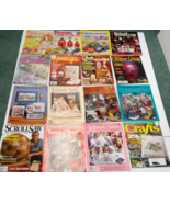 Large various craft magazine and booklets 38 mixed lot Michael&#39;s create,... - $28.66