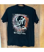 EUC Korn Staind 2021 Summer Tour Concert Graphic T *RARE BACK HIT* Small... - $35.53