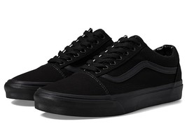 Vans Old Skool Size Men&#39;s 9 / Ladies&#39; 10.5 Lace-up Shoes, Black New in Box - £42.41 GBP