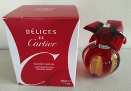 Cartier Delices De Cartier Perfume 1.0 Oz Eau De Parfum Spray - £159.85 GBP