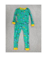 Tucker + Tate 2pc Pajama Set Kids 8 Green Dinosaurs Volcano Cotton Sleep... - $22.19