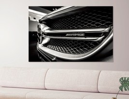 Mercedes Canvas Print Mercedes Benz Art Mercedes Gift Office Home Decor Poster A - £38.64 GBP