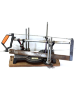 Jorgensen Vintage Precision Hand Miter Box &amp; Saw Woodworking Carpentry Tool - $909.39 MXN