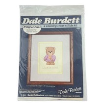 Dale Burdett Country Cross Stitch Pitiful Pals Bashful Pal Little Friend Bear - $14.45