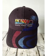 Hawaiian Headwear Hat Cap Embroidered Hawaii Hook Loop Adjustable Tropic... - £10.97 GBP