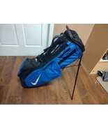 Nike 14 Divider Air Hybrid Dual Strap Golf Stand Bag Blue/Black - £170.33 GBP