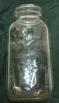 Vintage Ball Wide Mouth Mason Jar with Embossed Measurements on Sides 9.25&quot; - £11.06 GBP