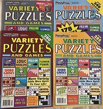 Lot of (4) Penny Press Variety Puzzles And Games Jumbo Special Full Size Books 2 - $23.71