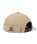 Men Docker Cap Hats Beanie Sailor Cap Worker Hat Rolled Cuf Retro Brimle... - €15,20 EUR