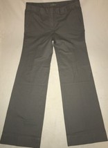 J Crew City Fit Womens Pants Trousers 100% Cotton Pewter Gray Size 2 Petite - £31.31 GBP