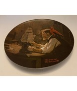 Norman Rockwell &quot;The Ship Builder&quot; 8.5&quot; Collector Plate Vintage Knowles ... - $189.28 MXN