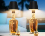 2 Pack Led Rechargeable Table Lamp Dimmable Bottle Lamp 3000K-6000K, Ip5... - £79.92 GBP