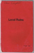 CPR Railway Toronto Local Rules Brotherhood Of Locomotive Engineers 1986 - $3.42