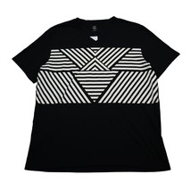 INC International Concepts Shirt Mens L Black Short Sleeve VNeck Casual ... - $355.10 MXN