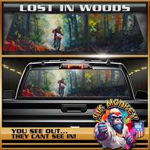 Lost In Woods - Truck Back Window Graphics - Customizable - $58.95+