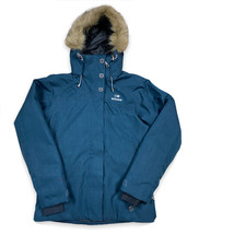 Eider Defender 2LS Insulated Ski Jacket w Hood Faux Fur Winter Coat Wome... - £38.98 GBP