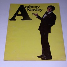 Anthony Newley Concert Tour Program Burt Bacharach Vintage - £19.31 GBP