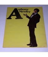 Anthony Newley Concert Tour Program Burt Bacharach Vintage - $34.28 CAD