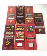 Vintage Vegas Poker Slot Machine Art Glass Multiple Values 10.5&quot;X4.25&quot; R... - $376.48 MXN