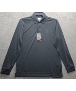 Greg Norman Play Dry Polo Shirt Men Large Gray Golf Performance Classic ... - $29.41