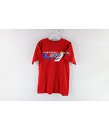 NOS Vintage South Pole Boys Large Spell Out Short Sleeve T-Shirt Red Cotton - £31.12 GBP