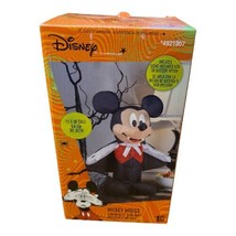 Disney Gemmy Halloween 22” Mickey Mouse Vampire Airblown Inflatable *Brand New - £23.56 GBP